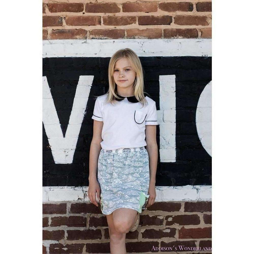 Rounded Collar Top