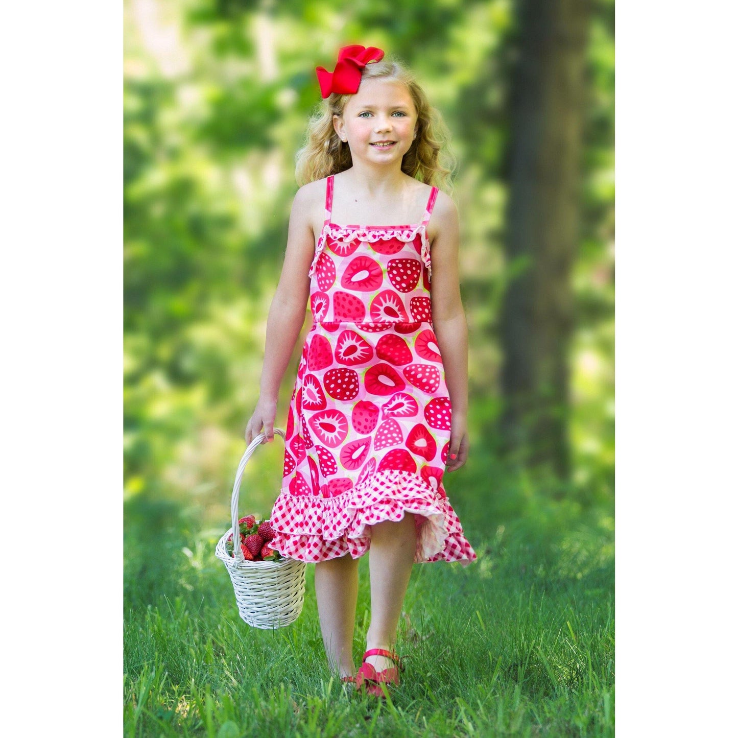 Strawberry Picnic Jessa Dress