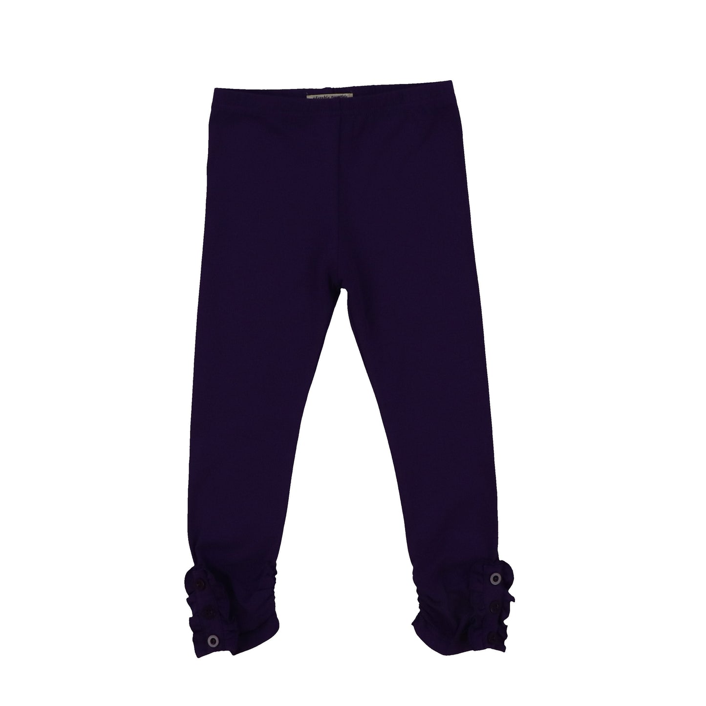 Girls Button Ruffle Pants