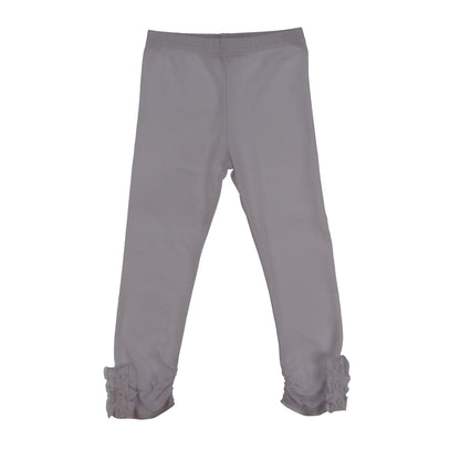 Girls Button Ruffle Pants