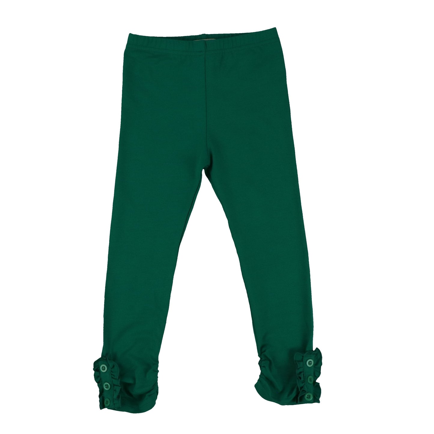 Girls Button Ruffle Pants
