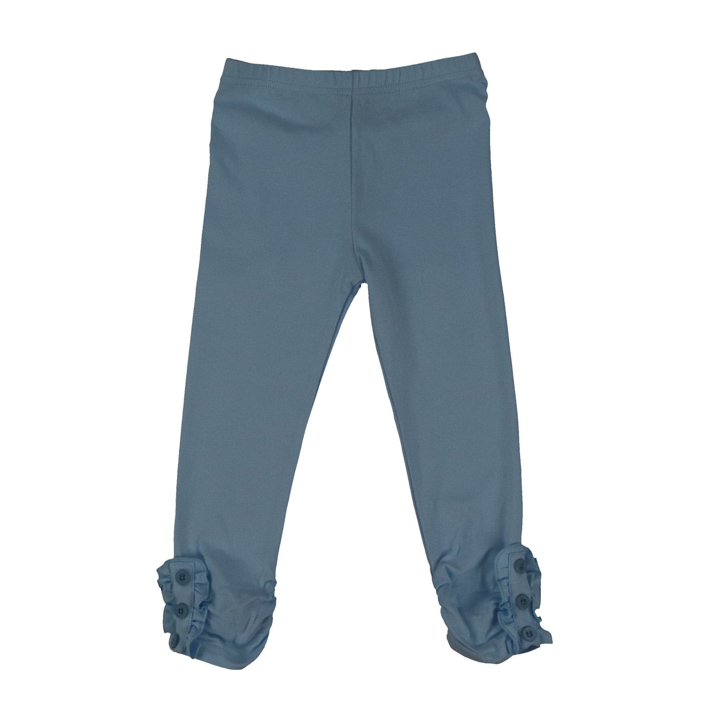 Girls Button Ruffle Pants