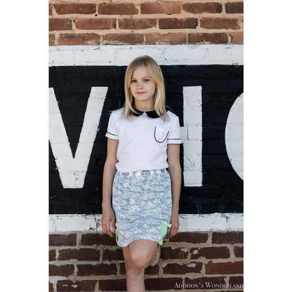 Rounded Collar Top